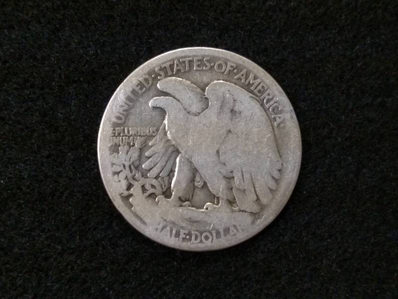 1918 Walking Liberty Silver Half Do...