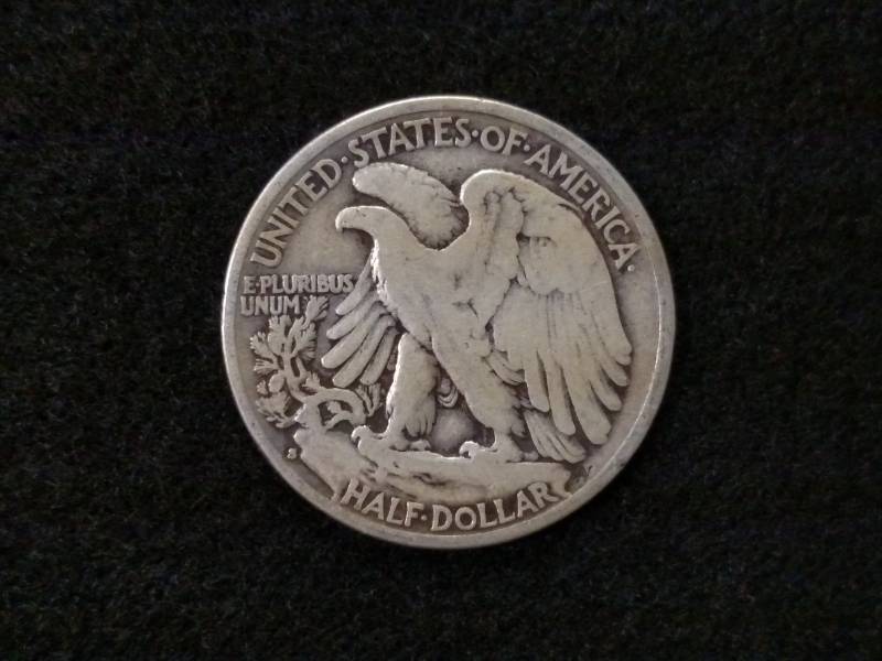 1935 S Walking Liberty Silver Half ...