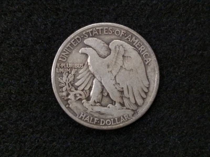 1937 D Walking Liberty Silver Half ...