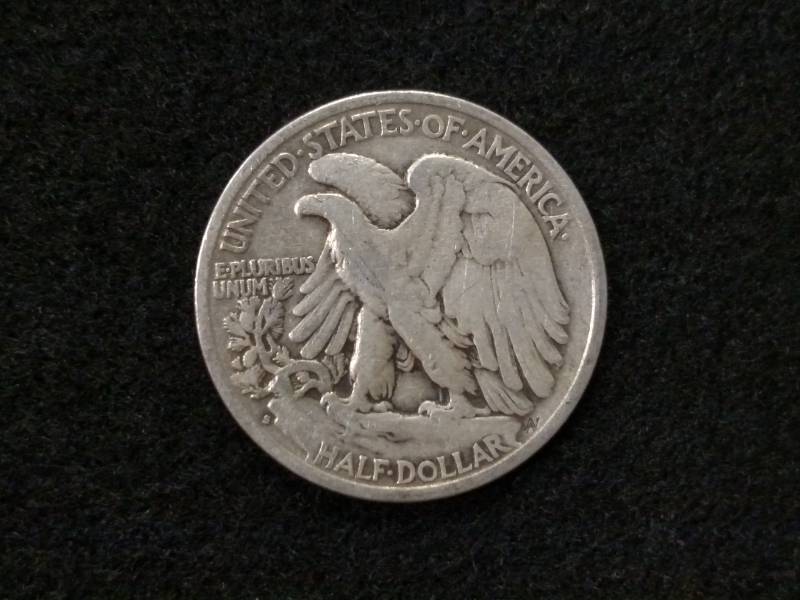 1937 S Walking Liberty Silver Half ...