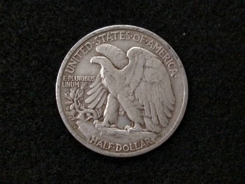 1941 D Walking Liberty Silver Half ...