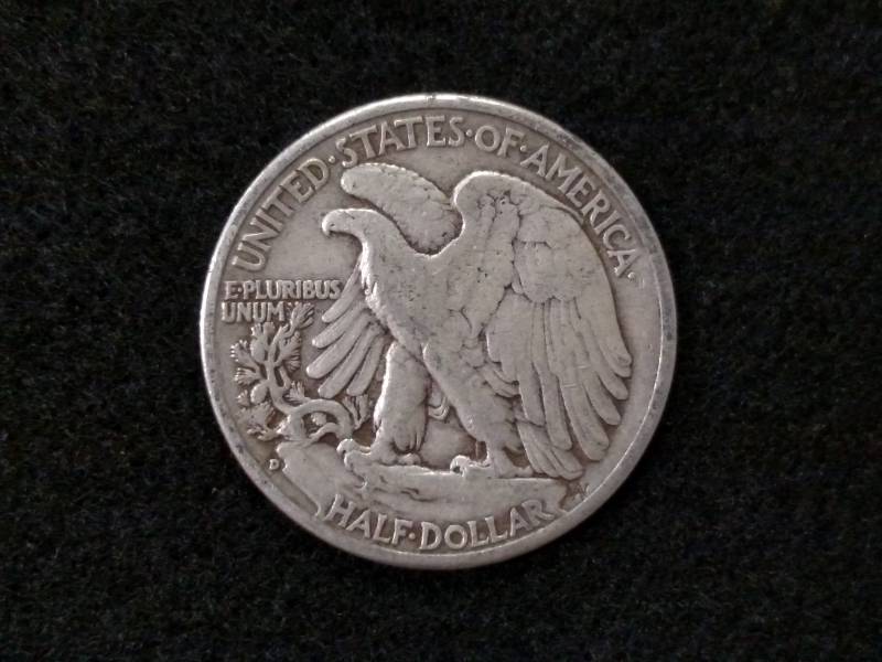 1943 D Walking Liberty Silver Half ...