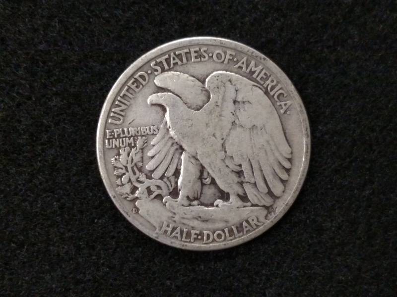 1944 D Walking Liberty Silver Half ...