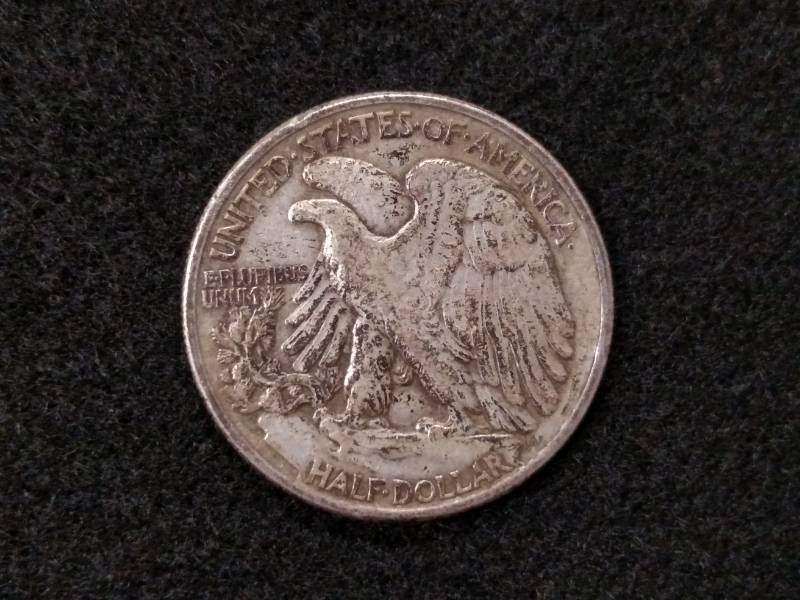 1945 Walking Liberty Silver Half Do...