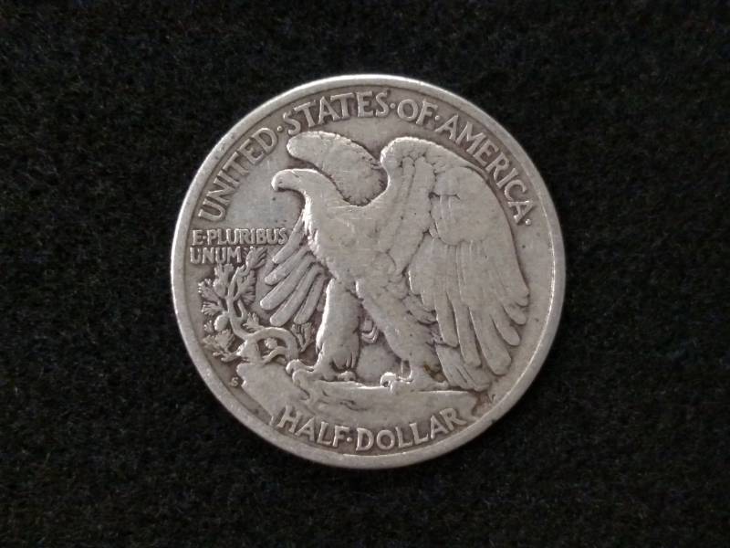 1945 S Walking Liberty Silver Half ...