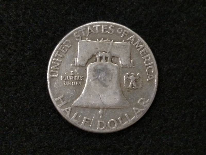 1949 Franklin Silver Half Dollar...