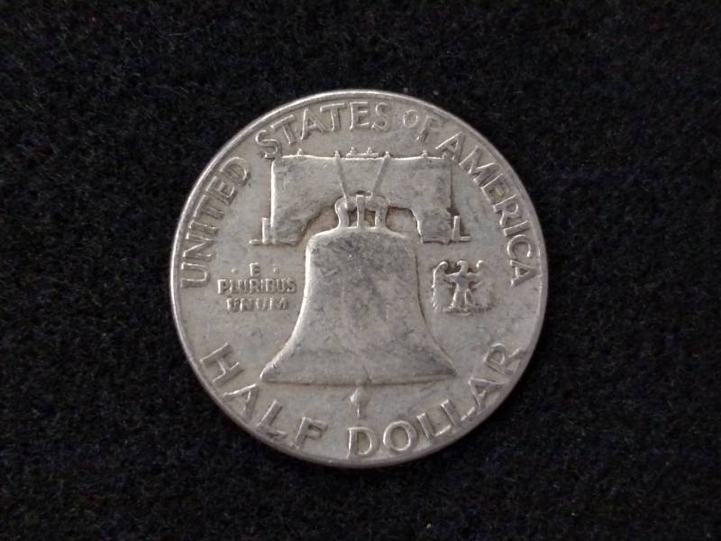 1954 Franklin Silver Half Dollar...
