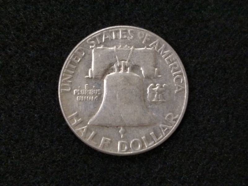 1957 Franklin Silver Half Dollar...