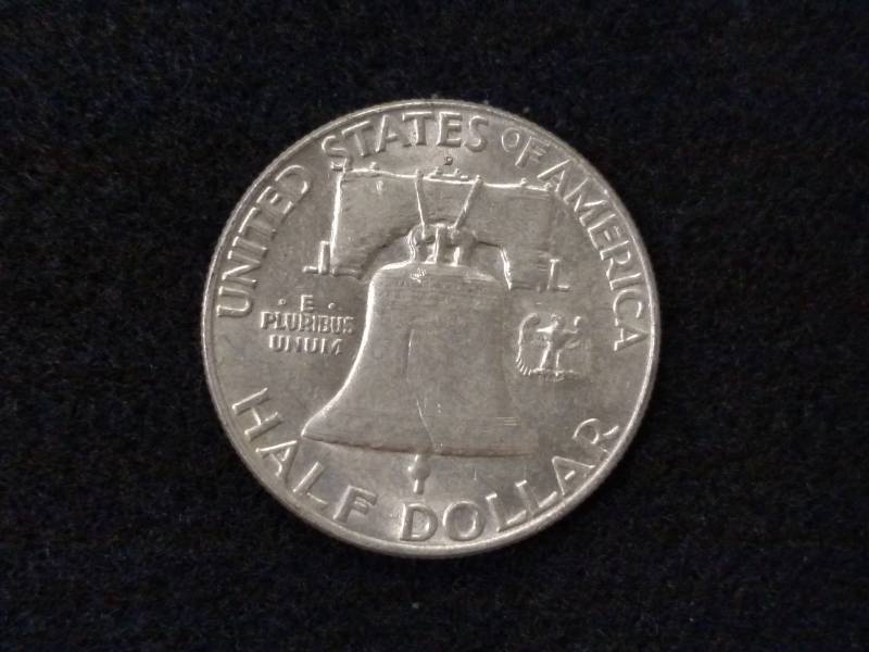 1961 D Franklin Silver Half Dollar...