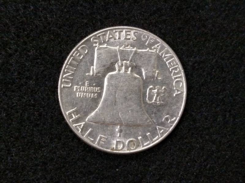 1962 D Franklin Silver Half Dollar...