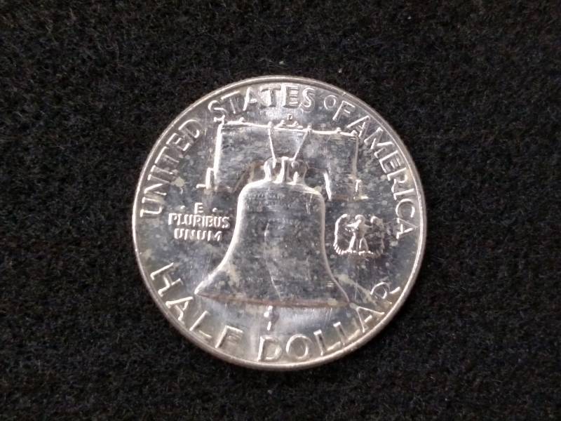 1963 D BU Franklin Silver Half Doll...