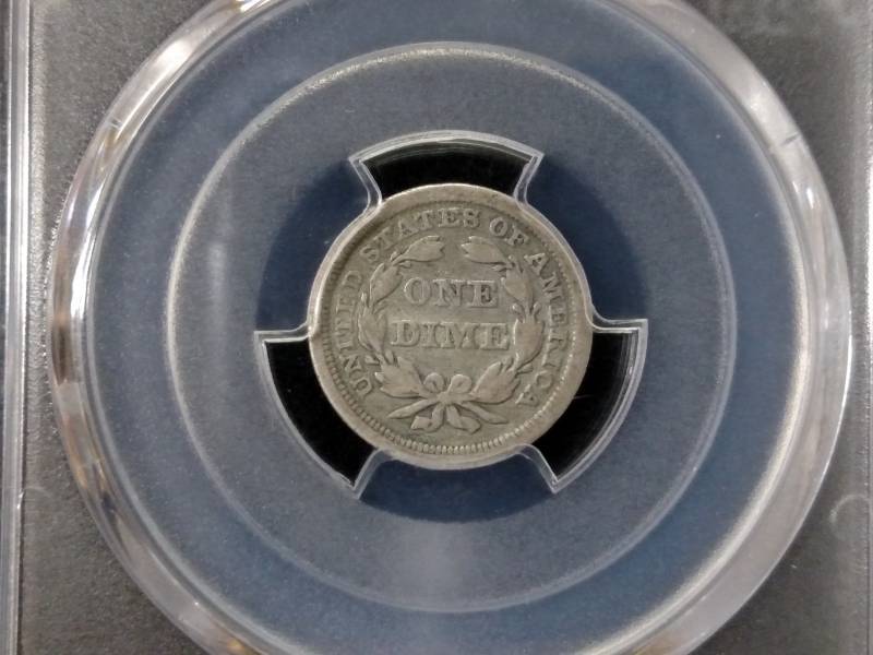 1853 Arrows PCGS VG Cleaned Seated ...