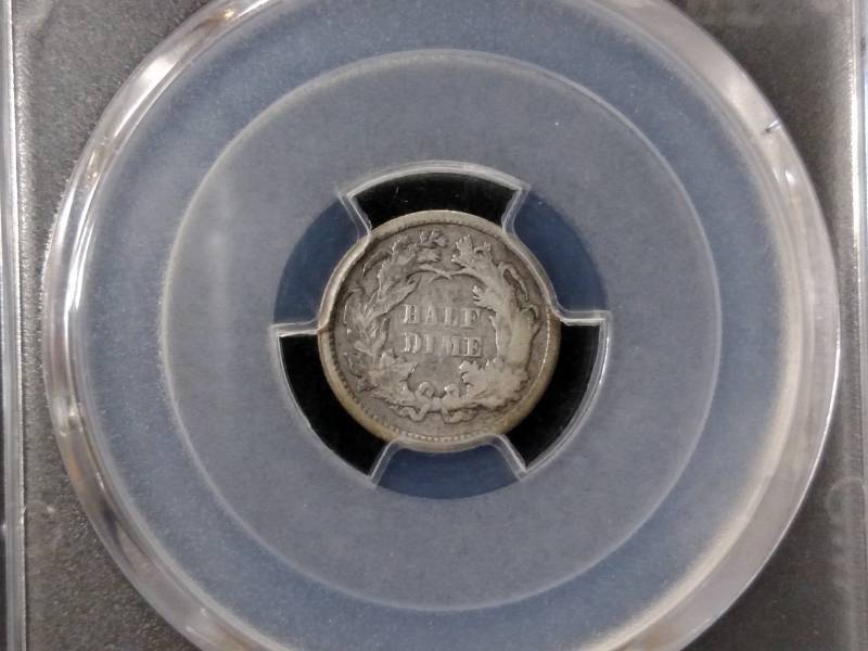 1873 PCGS VG08 Seated Liberty Silve...