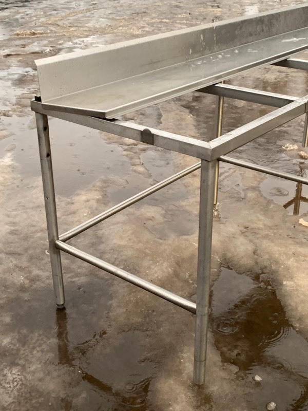Commercial Stainless-Steel Prep Table Frame