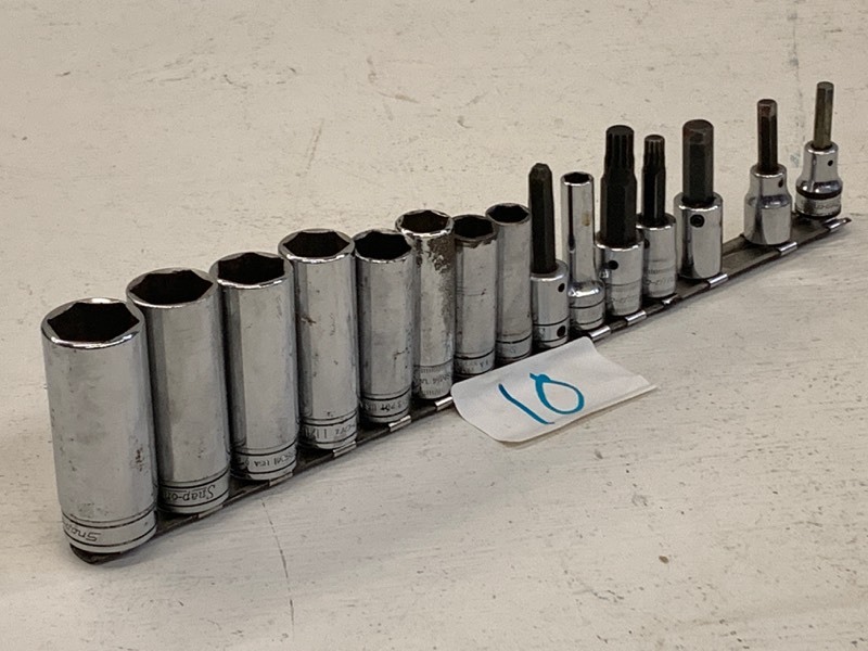lot 10 image: Snap-On Socket Strip