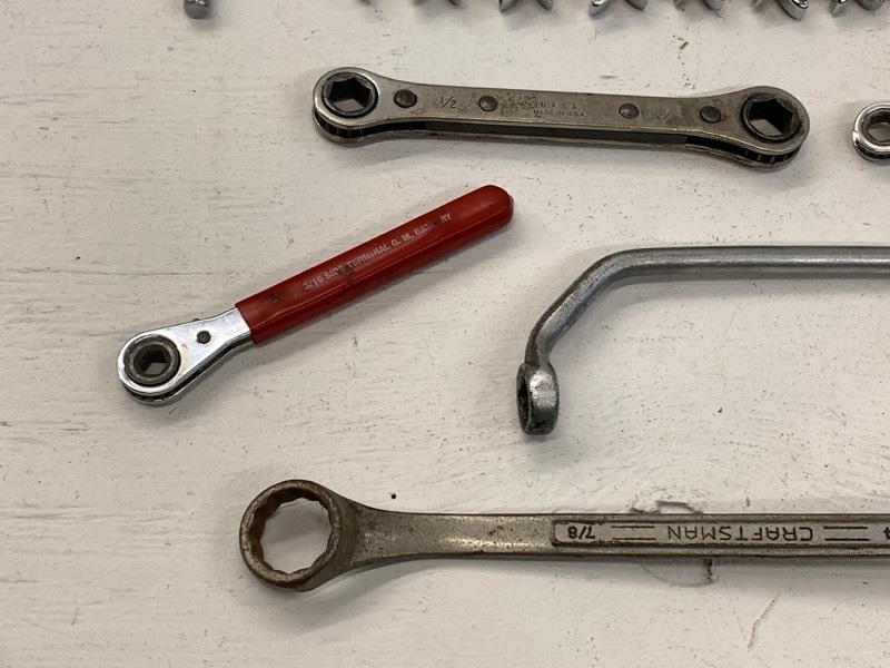 lot 62 image: Line Wrench Set, Ratchet Wrenches, Etc