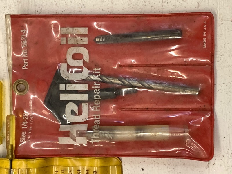 lot 64 image: Pin Vise Set, Driver Bit Set, Helix-Coil, Etc
