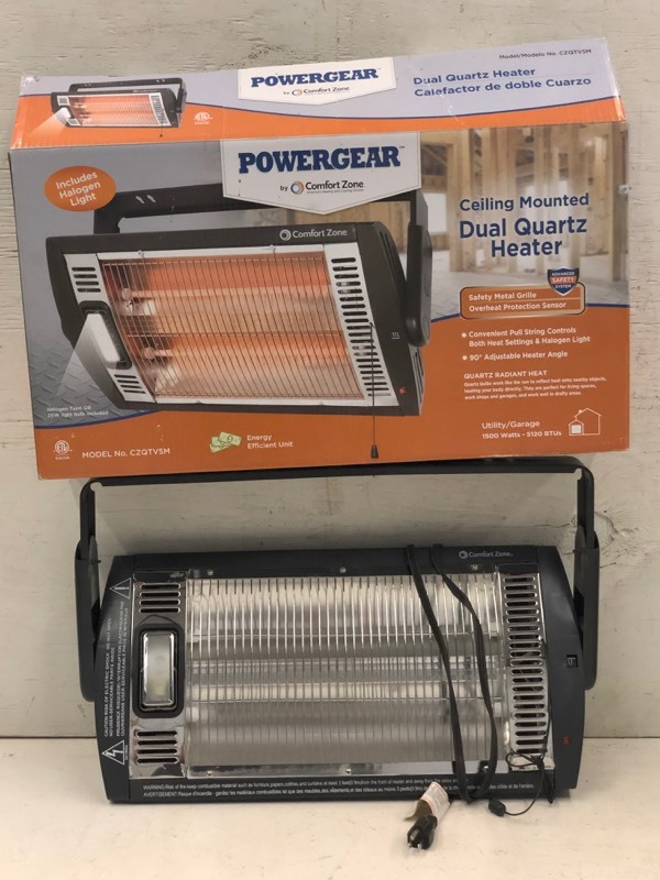 Powergear Quarts Heater Tools Equipment Sporting Goods