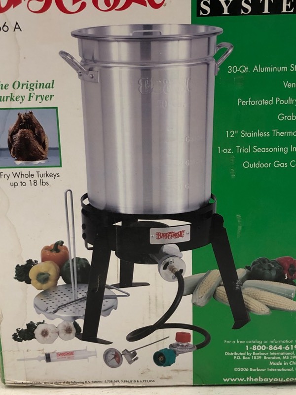 lot 114 image: LP-Gas Turkey Fryer Set