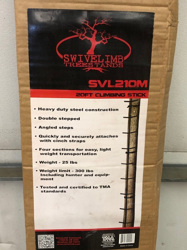 lot 84 image: SwiveLimb Treestands Climbing Stick Set