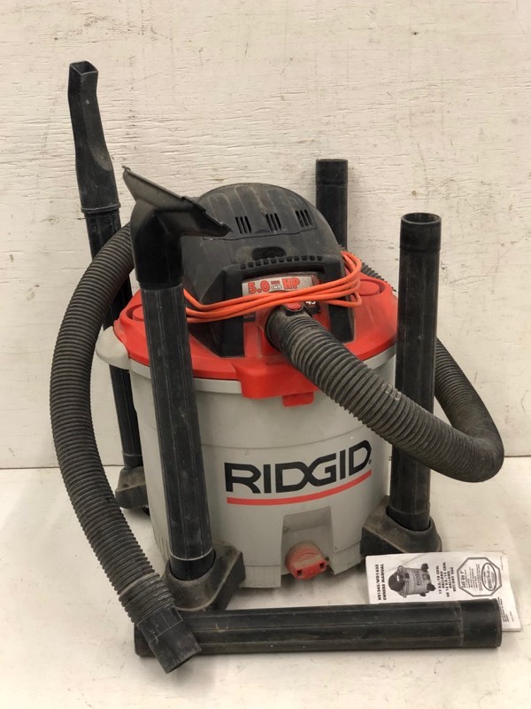 lot 126 image: Ridgid Wet  Dry Vac
