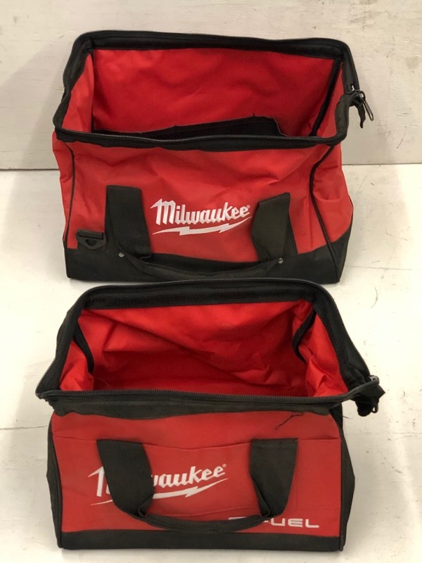 lot 138 image: (2) Milwaukee Tool Bags