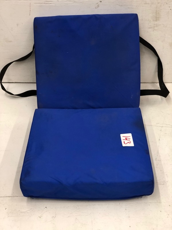 lot 143 image: (2) Marine Seat Cushions