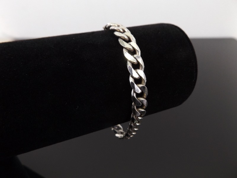 .925 Sterling Silver Heavy Link Bracelet