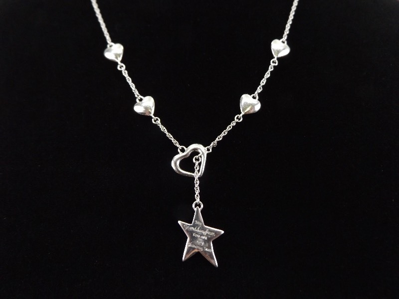 .925 Sterling Silver Diamond Accented Granddaughter Pendant Necklace