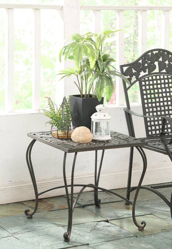 4d Concepts Ivy League Indoor Outdoor End Table March