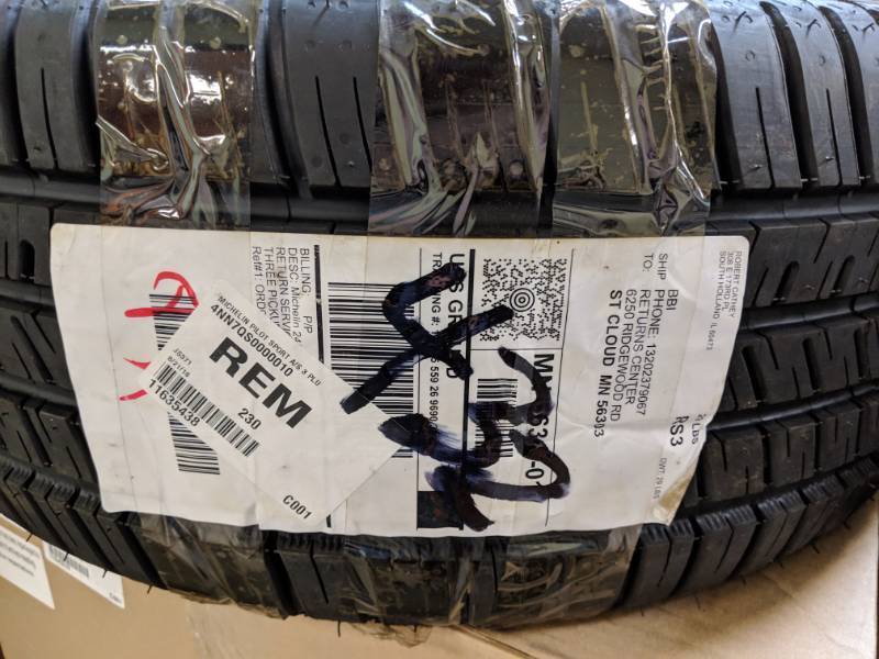lot 432 image: Michelin Pilot Sport AS 3 - 24545ZR19 Tire (Quantity 1 -- Tire Only)