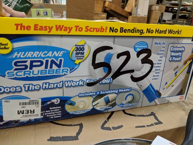 lot 523 image: As Seen on TV Hurricane Spin Scrubber