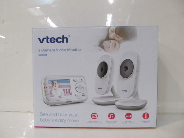 lot 17 image: Working V-Tech Video Baby Monitor wBox