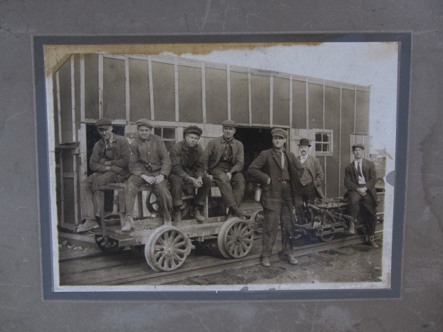 lot 41 image: Original Antique Railroad Worker Photograph