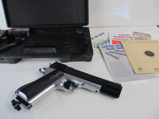 lot 43 image: Nice DAISY Power Line 6645 Air Pistol wCase