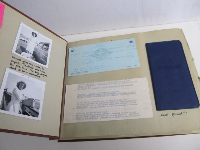 lot 101 image: Vintage 1960s Vacation Scrapbook of Mary McKee - Wife of MN Governor Wendell Anderson
