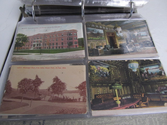 lot 148 image: Album FULL of Antique SAINT PAUL Postcards