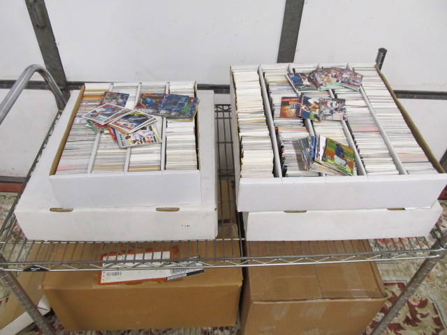 lot 156 image: HUGE Lot of Assorted Sports Cards - 30,000