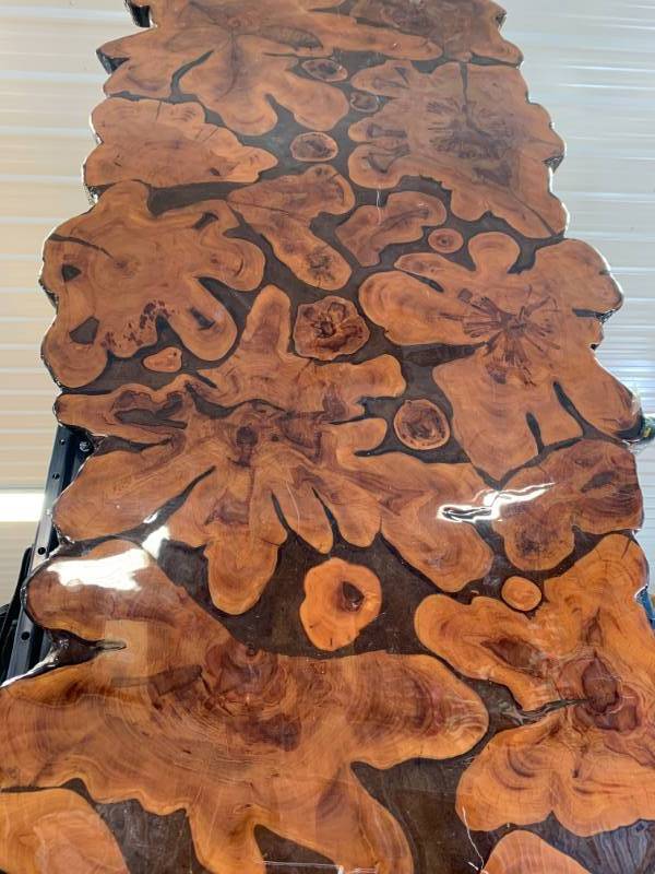 Custom Hand Made 11 Foot Wood Bar