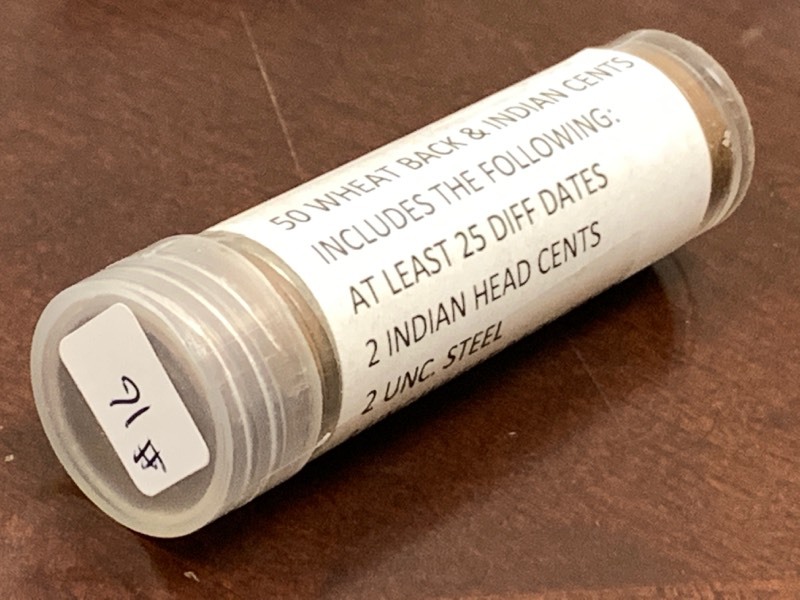 (1) Roll Of Wheat-Back & Indian-Head Cents
