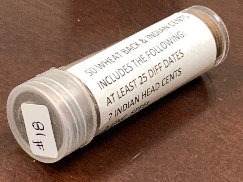 (1) Roll Of Wheat-Back & Indian-Head Cents