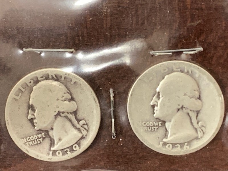1939 & 1936 Washington Quarters