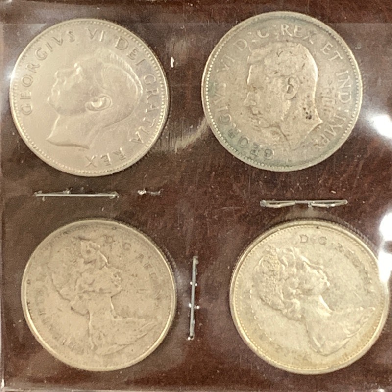 (4) Canadian Quarters