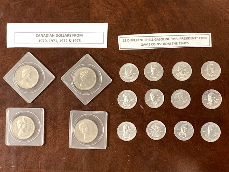 (4) Canadian Dollars & (12) Game Coins