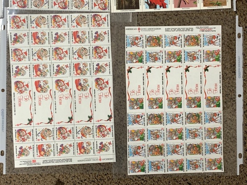 (28) Sheet Sleeves Of Collectors Stamps