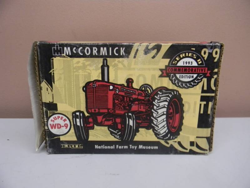 lot 12 image: IH McCORMICK STANDARD 116 SCALE SUPER WD-9 TRACTOR -  ERTL SERIES II COMMEMORATIVIVE EDITION - RARE NICE NEW IN BOX - SEE PICTURES
