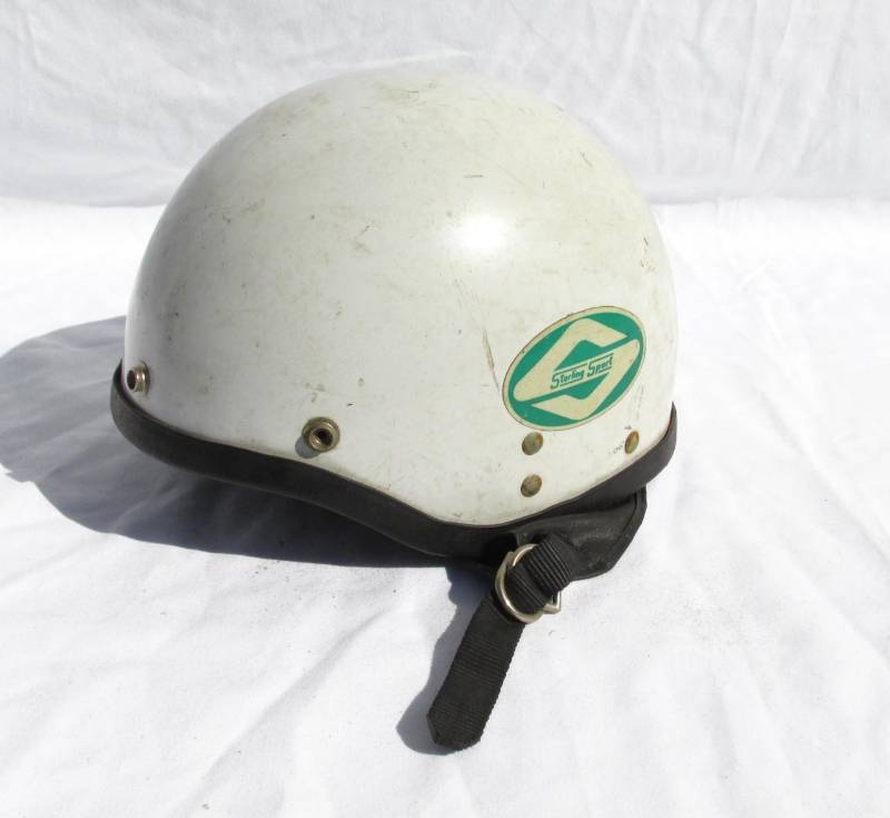 lot 47 image: Vintage 1960s Sterling Sport Motorcycle Helmet