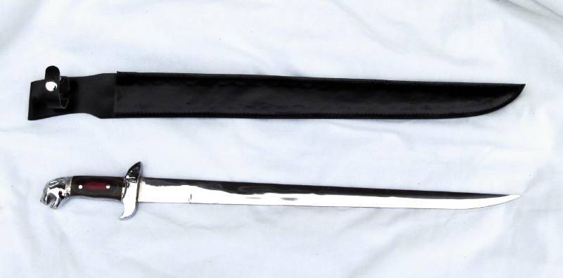 lot 63 image: New Jaguar Handle Knife Sword