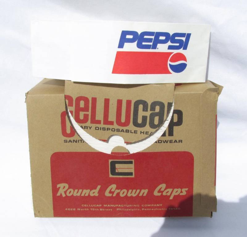 lot 97 image: Lot of New Vintage 1990s Pepsi Round Crown Paper Caps