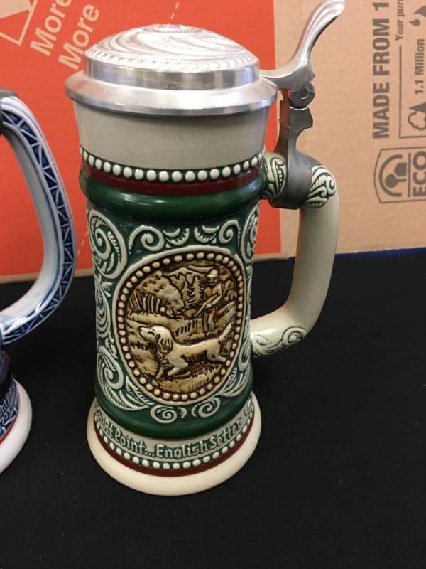 lot 15 image: Lot of (5) Beer Steins